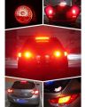 หลอดไฟท้ายรถยนต์ (หรี่+เบรค)ไม่กระพริบ  แบบขั้วเขี้ยว LED 33 SMD 1157 สีแดง 18W 12 V 1คู่[1157-ตูด2ขั้ว] 1ชิ้น. 