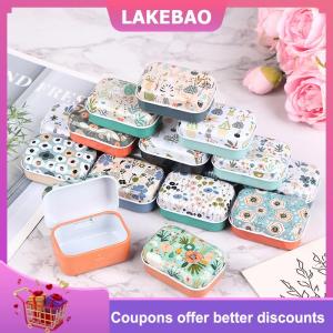 【LAKEBAO】 Mini tinplate niêm phong Jar Đóng gói hộp đồ trang sức Kẹo hộp lưu trữ di động lon