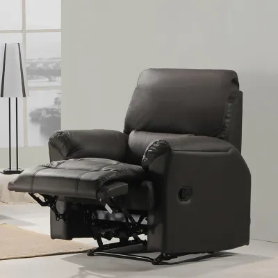 Univonna Taylor Italian Cowhide Leather Recliner Armchair - Free Assembly - Color Choice