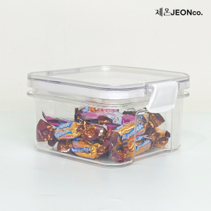 TOPLES PLASTIK Kotak Bening Penyimpanan Cereal Kontainer Makanan Snack Kedap Udara Food Storage Container Berkualitas Murah