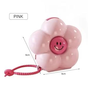 Flower Storage Box Pendant Portable And Compact Medicine Box Multifunctional Packaging Box Cute Flowers Storage Box Pendant Dopamine with Dividers Organizer Box Multi-function Waterproof Medicine Box Pills