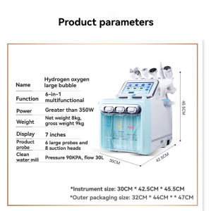 [Metaverse]New 6-in-1 Hydrogen Oxygen Small Bubble Blackhead Removal Beauty Device