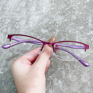 Kính Mắt Cận Thị Cho Nữ Kính Mắt Nửa Gọng Kính Mắt Hoàn Thiện Chống Bức Xạ Cho Nam PTQ