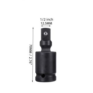1/2" Socket Adapter Ratchet Joint Hand Tool Wrench Adapter Universal Pneumatic Extension Bar