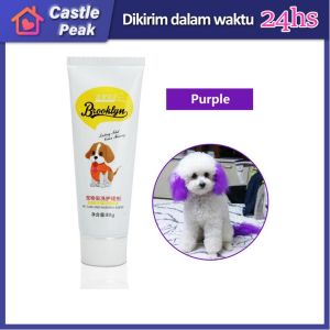 80G Pet Hair Warna-warni Rambut  Coloring Semir Warna Rambut Bulu Anjing Kucing  Aman Cat Dog Colouring