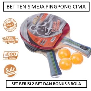Bat Pingpong Bet Tenis Meja Ciima Bonus Bola - Raket Pingpong - Bet Tenis Meja Murah - Bat Pingpong Bonus Bola - Alat Pemukul Tenis Meja