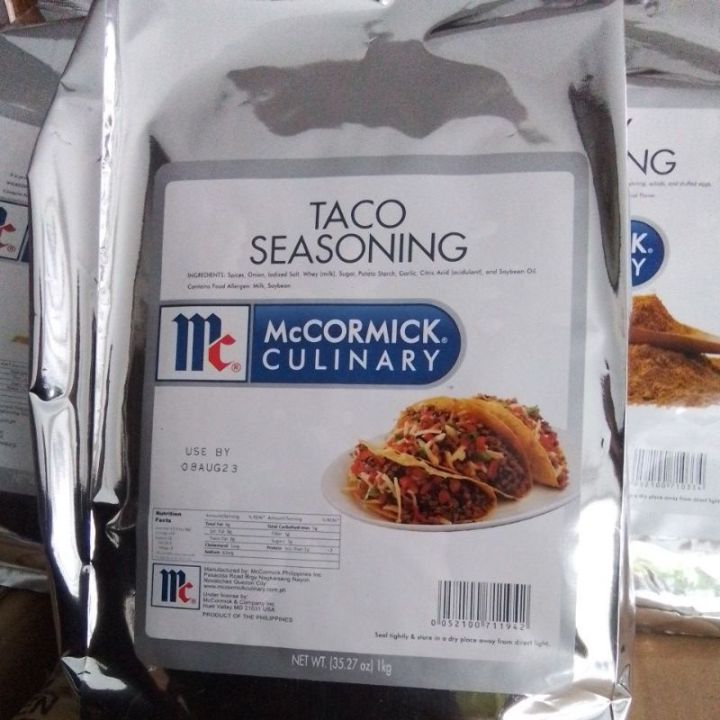 McCormick Taco Seasoning 1kg Lazada PH