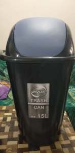 Trash Bin Basurahan 15Liters OROCAN Swing type cover