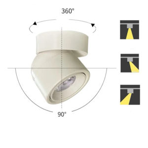 [GC] Đèn Bơ ốp nổi Xoay Góc 360 độ GC LED 7W soi tranh chiếu điểm chỉnh góc GC LETO mã GC-BXG01 bảo hành 2 năm