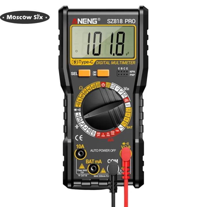 [Mới] vôn kế xoay chiều DC 1999 đếm Ohm Đồng hồ đo vôn Ampe AC/DC đo ...