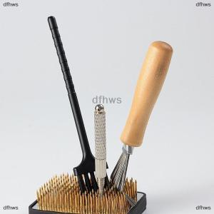 [COD] dfhws แปรงทำความสะอาดทรงกบดอกไม้สไตล์ญี่ปุ่นสำหรับการจัดดอกไม้แปรงทำความสะอาดคราดทำความสะอาดเข็มดอกไม้