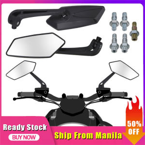 【Ready Stock】Side Mirror Motorcycle Universal Honda Side Mirrors Rearview with 8/10mm Bolt for most Motorcycle