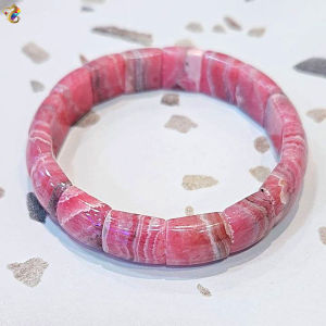Collection Grade Lace Rhodochrosite Shou Pai Bracelet