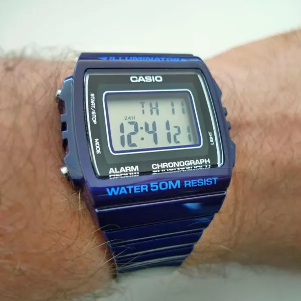 100% Original) Casio W-215H-2A Classic Digital Navy Blue Resin Mens Watch W215H W215H-2A W-215H-2AVDF - Lazada | Lazada