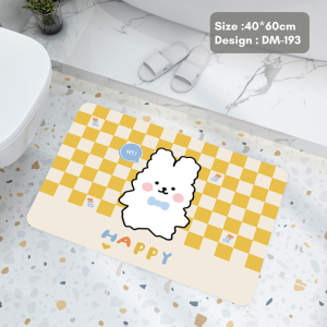 mixshop Cartoon Diatomite Absorbent Floor Shower Mat Anti Slip Quick-Drying [SG READY STOCK][50++ DESIGN AVAILABLE]