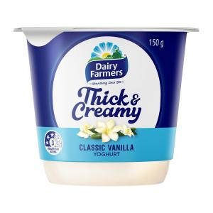 Dairy Farmers Thick And Creamy Vanilla Yoghurt 150G