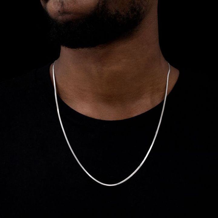 🌟Snake Chain, Silver 925 Italy Original, Silver Necklace For Men And  Women, Silver Plated, Stainless Necklace Material, Proven Walang Kati at  Walang