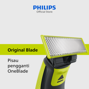 Philips | OneBlade | Alat Cukur Electric Hybrid Pria | Cukur dan Tata Tanpa Luka Baret | Refill | Isi 1 | QP210/51