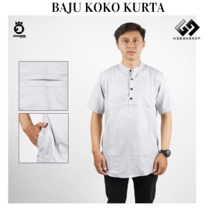 BAJU KOKO KURTA / KEMEJEA KURTA PRIA