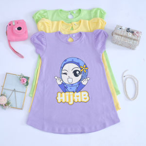 Dress Anak Perempuan Rok Baby Fashion 2021 Lucu Usia 1-2 Tahun Jojo Kids - Edisi Hijab