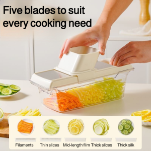 เครื่องขูด ฉีกเป็นชิ้นๆ สม่ำเสมอและเรียบเนียน เครื่องทำลายเอกสาร มัลติฟังก์ชั่น ประหยัดความพยายาม