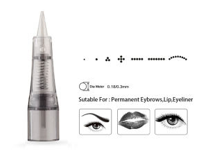 30pcs/box In-line Design 1R 3R 5R 5F 7F 9U Cartridges For Semi Permanent Makeup