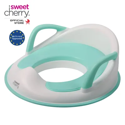 Sweet Cherry PT09 Tooty Potty Trainer Detachable Potty Training Seat with TPR Cushion Backrest Handles & Anti-Slip Grips