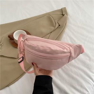 EDERN 2025 New Fashion Simple Chest Bag for Women Large Capacity Girls Students Crossbody Bag Sling Bag Outdoor Casual Sports Waist Bag