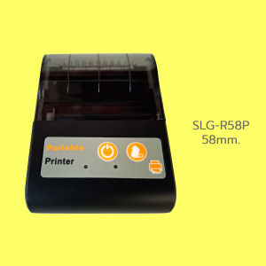 SCHLONGEN Portable Bluetooth Printer เครื่องพิมพ์ใบเสร็จ POS ไร้สาย แบบพกพา 58 mm (Bluetooth + USB) ชลองเกน #SLG-R58P (ประกัน 3 ปี)