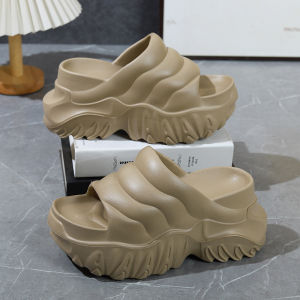 [Free Shipping] WomenS Thick-Soled Slippers Fashionable Summer EVA Sandals 9.0 Height-Increasing Platform Sandals High-Heeled Sandals For Outdoor Wear