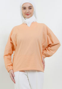 MFMW Aduhay Atasan Blouse Peach Fuzz