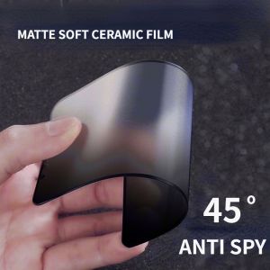 Samsung Galaxy S22 S23 Plus A02 A03 A10 A20 A30 A50 A70 S20FE S21FE A04 A04E A14 A34 A54 A23 A33 A53 A73 A12 A22 A32 A42 A52 A72 A11 A21 A31 A51 A71 Note 20 M10 M11 M21 Matte Privacy Flexible Ceramic Cell Phone Screen Protector
