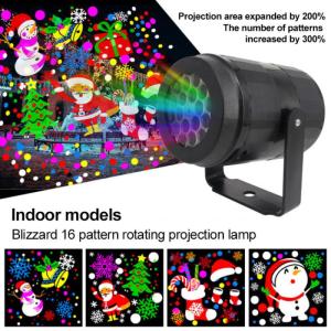 ♥Ready Stock +Limit Free Shipping♥Christmas LED Stage Lighting DJ Stage Lamp Christmas Spotlights Projector Lamp Christmas Decoration For Home Family Party Lights
