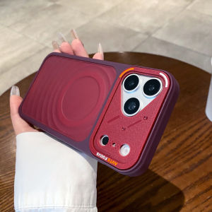 Magne Water Ripple for MagSafe Phone Case for iPhone 17 17pro max 16 Pro 15 14 Wireless Charging Matte Armor Shockproof Cover