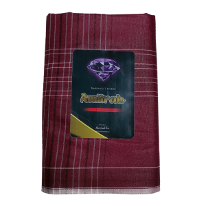 Sarung Tenun Dewasa Motif Polos Garis Merah MaronTerlaris Murah / Sarung Kotak / Sarung Sholat / Sarung Cowo / Sarung Lebaran / Sarung Keren / Sarung Modern / Sarung Nyaman / Sarung Laki-laki - PG Maron - Amiirah Tex