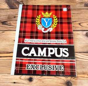 1 Pack 10 Pcs Buku Tulis Besar Campus 38 Lembar ukuran kuarto kecil exclusive TOKO QIRTOS