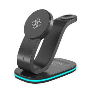 Qi2ขั้นสูง3 In 1ที่ชาร์จไร้สายแท่นชาร์จหลายห้องง่ายต่อการพกพาไร้สายสำหรับโทรศัพท์