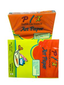Art Paper (Assorted) 100% Recycled 1-Ply Letter Size 1 Bundle/500 Sheets