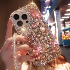Mobile phone case For iPhone15 Pro Max 16 17 pro max silicone soft case shockproof case Fashion shell Diamond cover rhinestone case cartoon case casing for apple iphone 15 16 plus 14 pro max 11 12 13 promax x xr xs max 16E 17 Air 13 mini