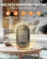 Space Heater, Electric Heater for Indoor Use, Small Portable Heaters for Office Patio Garage Home Use,Desk Ceramic Heaters with Overheat & Tip-Over Protection. 