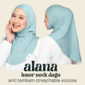 INNER NECK DAGU ALANA COTTON VISCOSE ANTI TAMBAM ANTI PEKEK HIJAB. 