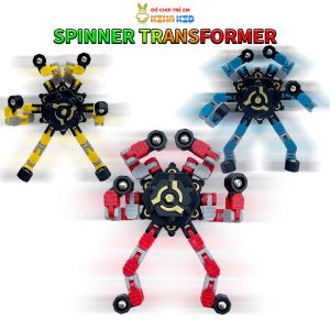 Figet Spinner Robot Biến Hình Thông Minh Cao Cấp Đồ Chơi Giảm Căng Thẳng Phát Triển Tư Duy Cho Bé