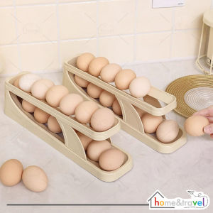 𝗛𝗢𝗩𝗘𝗟𝗦𝗛𝗢𝗣 Tempat Teluar Ayam Sekat Egg Storage Organizer Aesthetic Wadah Penyimpanan 2 Tingkat Susun