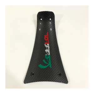 ฝาครอบแบตเตอรี่ ลายคาร์บอน(งานฟิล์มลอย) สําหรับสกูตเตอร์ Vespa Sprint Primavera 150 2024-2025