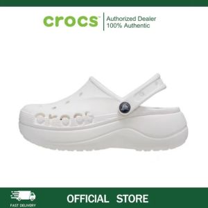 【New】Crocs Classic Platform Clog EVA Supple Ventilate Thickness Sandal Women White