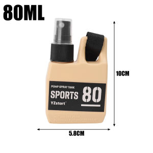 2PCS 80ml Outdoor Portable Camping Pump Perfume Refillable Spray Bottle Empty with Buckle Cosmetic Containers Atomizer Bottle Travel