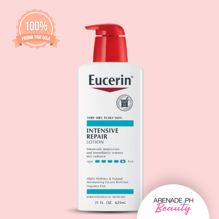 Eucerin Intensive Repair Rich Lotion for Very Dry & Flaky Skin, 21 fl ...