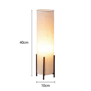 Lampu Hiasan Ruang Tamu Berdiri Japanese Floor Lamp For Living Room Retro Aesthetic Standing Lamp Modern Corner Decor Fabric Lampshade Led Tree Light Fixture For Bedroom