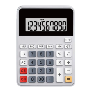 High Efficiency 12 Digit Business Calculator Operated With Responsive Button And Ergonomic Tilted Screen