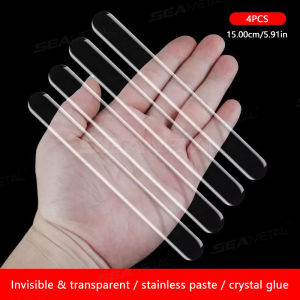 4PCS Extended Car Door Bumper Strip Car Body Protector Anti-scratch & Anti-Collision Rearview Mirror Protective Sticker